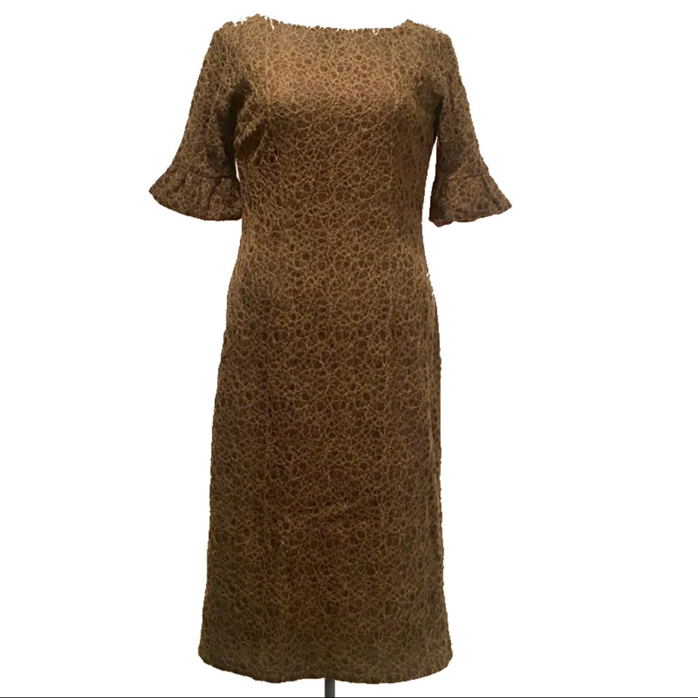 BUILT BY WENDY Vintage-Inspired Embroidered Dress